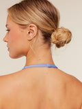 Gymshark Light Support Minimal Halterneck Bra — Steady Purple — 5