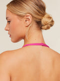 Gymshark Light Support Minimal Halterneck Bra — Super-Set Pink — 5