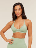 Gymshark Minimal Sports Bra — Haze Green — 1