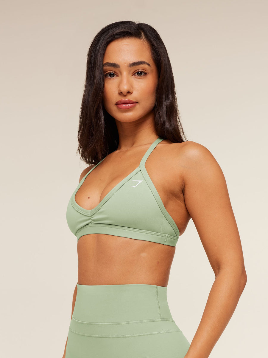 Gymshark Minimal Sports Bra — Haze Green — 3