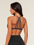 Gymshark Minimal Sports Bra — Heavy Blue — 2