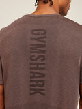 Gymshark Lightweight Seamless T-Shirt — Soft Brown/Marl — 5