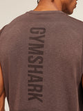 Gymshark Lightweight Seamless Tank — Soft Brown/Marl — 5