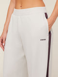 Gymshark Lightweight Tricot Wide Leg Pants — Tinted White/Cherry Purple — 5