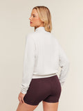 Gymshark Lightweight Tricot Zip Through Jacket — Tinted White/Cherry Purple — 2
