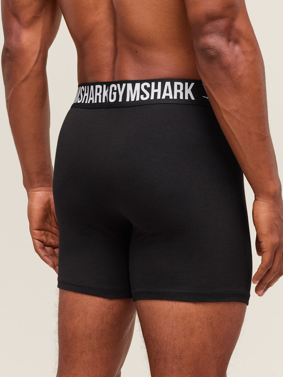Gymshark Long Boxer Brief 3PK — Denim Grey/Titanium Blue/Black — 5