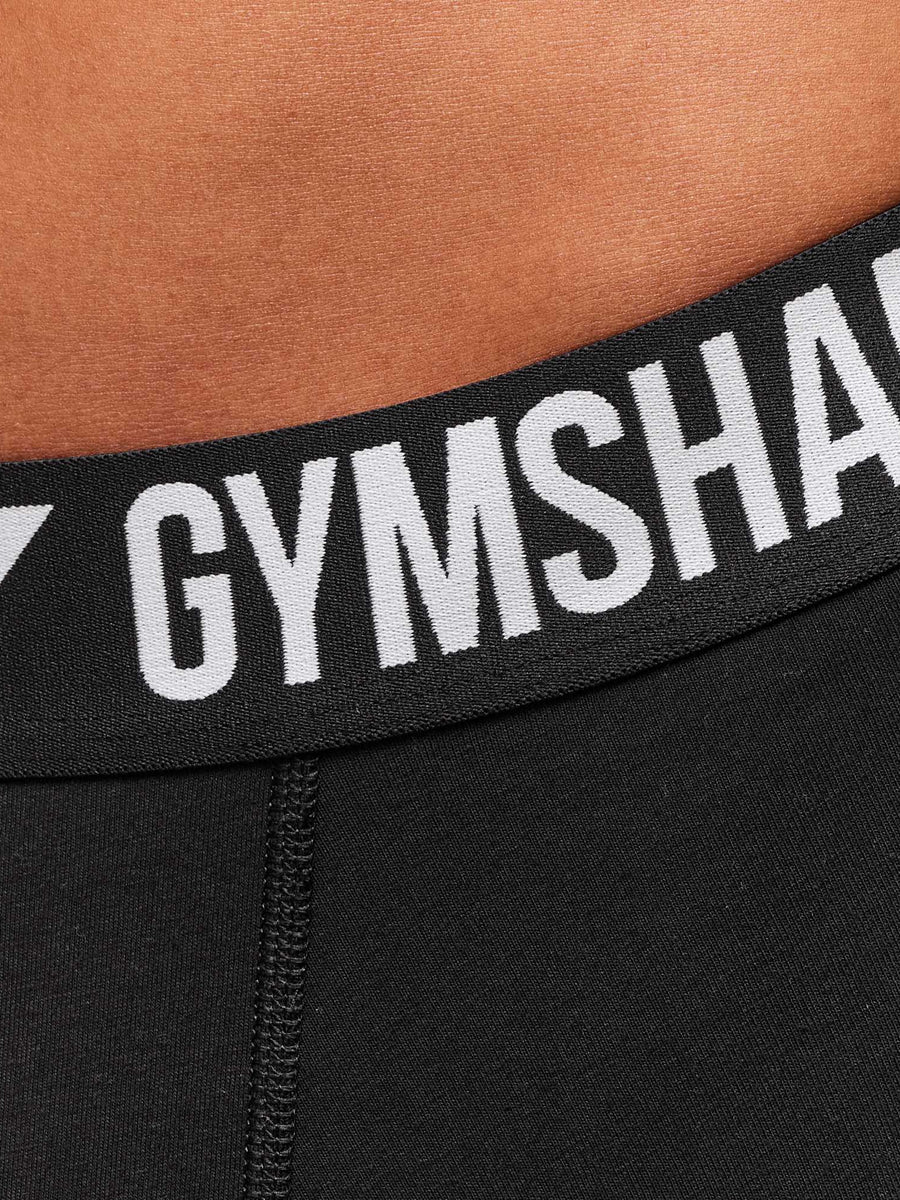 Gymshark Long Boxer Brief 3PK — Denim Grey/Titanium Blue/Black — 7