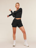 Gymshark Crossover 2-in-1 Shorts — Black — 5