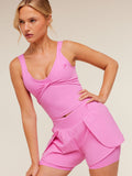 Gymshark Crossover 2-in-1 Shorts — Focus Pink — 4