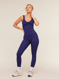 Gymshark Crossover Back Leggings — Indigo Purple — 6