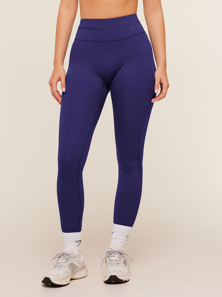 Gymshark Crossover Back Leggings — Indigo Purple — 2
