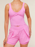 Gymshark Crossover Back Tank — Focus Pink — 5