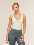 Gymshark Crossover Back Tank — Soft White — 1
