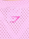 Gymshark Mesh Graphic Crop Top — Sour Pink — 7