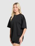 Gymshark Mesh Graphic Oversized T-Shirt — Black — 3