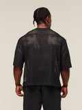 Gymshark Mesh Oversized T-Shirt — Black — 2