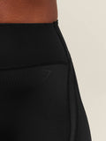 Gymshark Mesh Panel Leggings — Black — 5