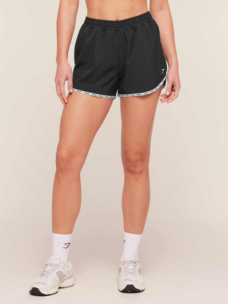 Gymshark Micro Logo Shorts — Black — 1