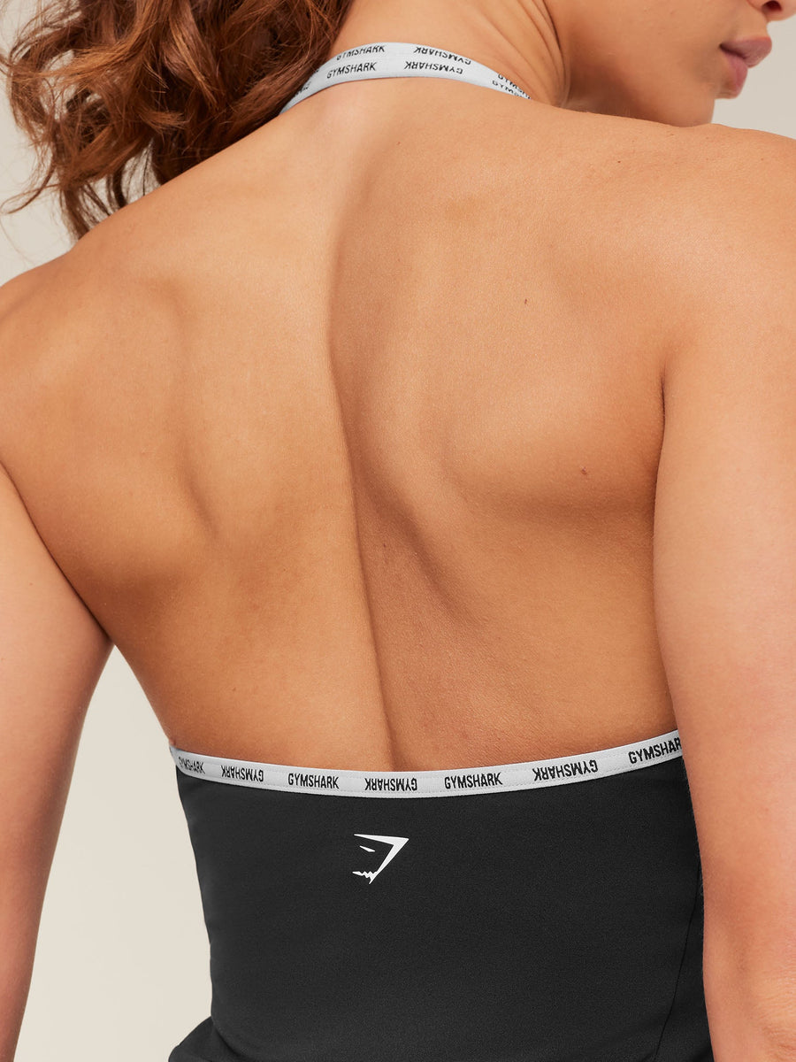 Gymshark Micro Logo Clasp Dress — Black — 6