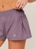 Gymshark Flutter Woven Shorts — Dusk Purple — 5
