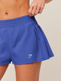 Gymshark Flutter Woven Shorts — Force Blue — 5