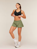 Gymshark Flutter Woven Shorts — Grounded Green — 4