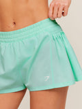 Gymshark Flutter Woven Shorts — Pop Turquoise — 5