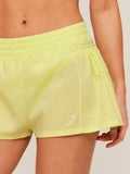 Gymshark Flutter Woven Shorts — Sorbet Yellow — 5