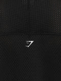 Gymshark Graphic Mesh Oversized T-Shirt — Black — 6