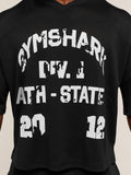 Gymshark Graphic Mesh Oversized T-Shirt — Black — 7
