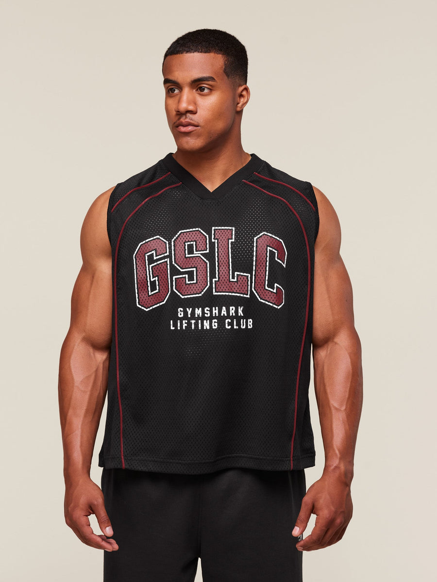 Gymshark GSLC Sports Jersey Tank — Black — 1