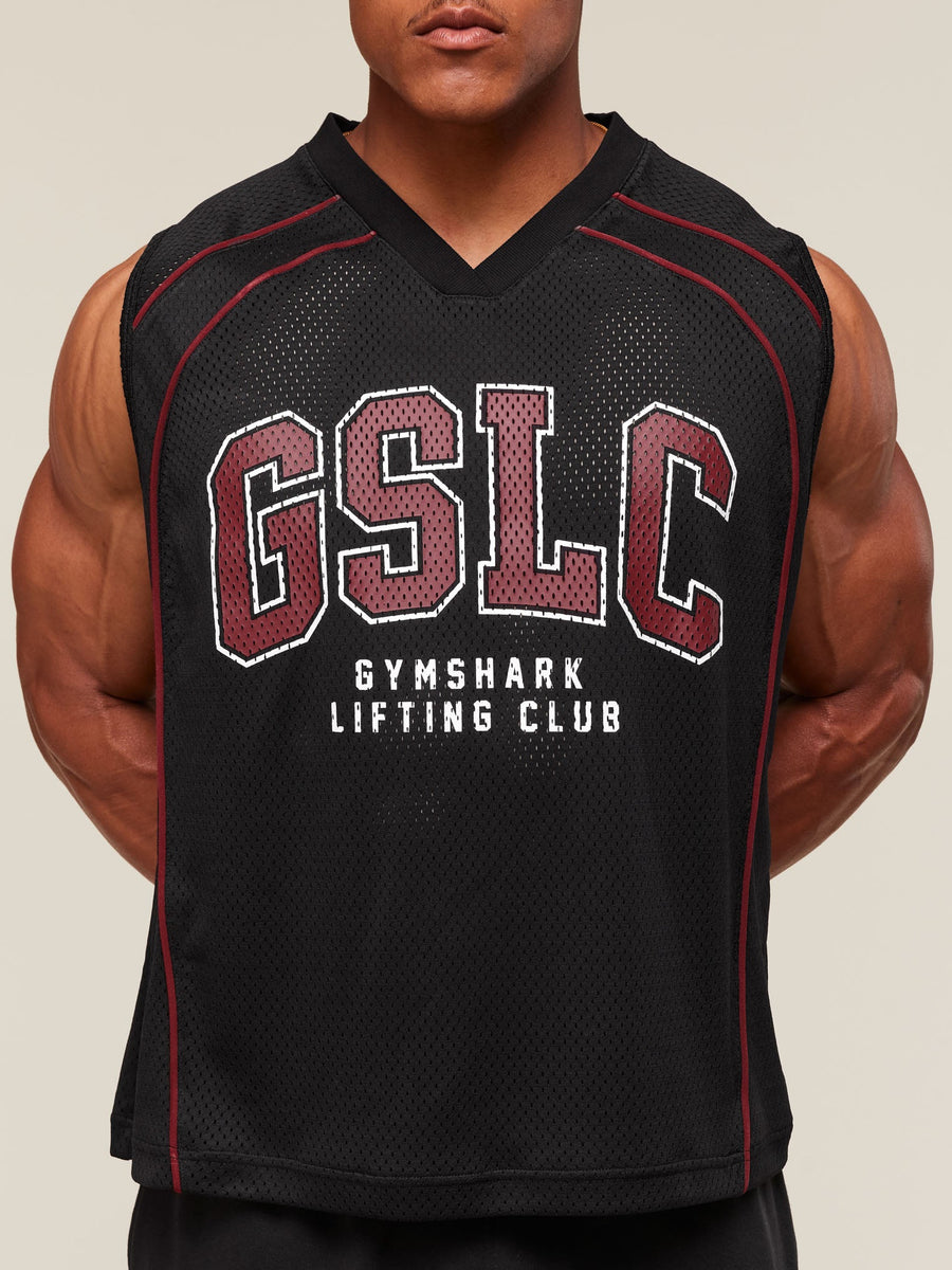 Gymshark GSLC Sports Jersey Tank — Black — 4