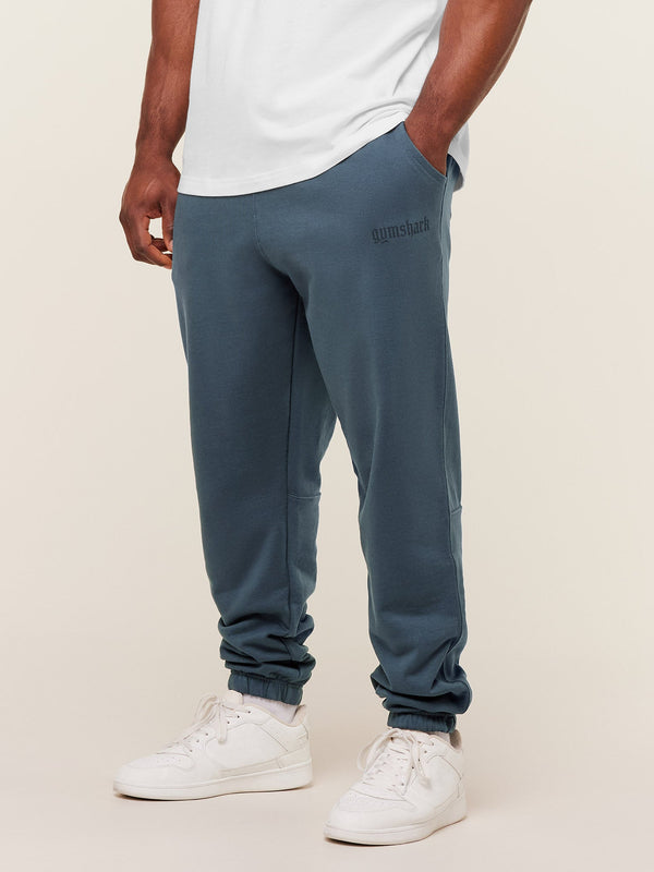 Gymshark Olde English Joggers — Stealth Blue