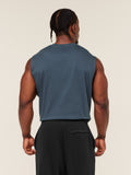 Gymshark Olde English Tank — Stealth Blue — 2