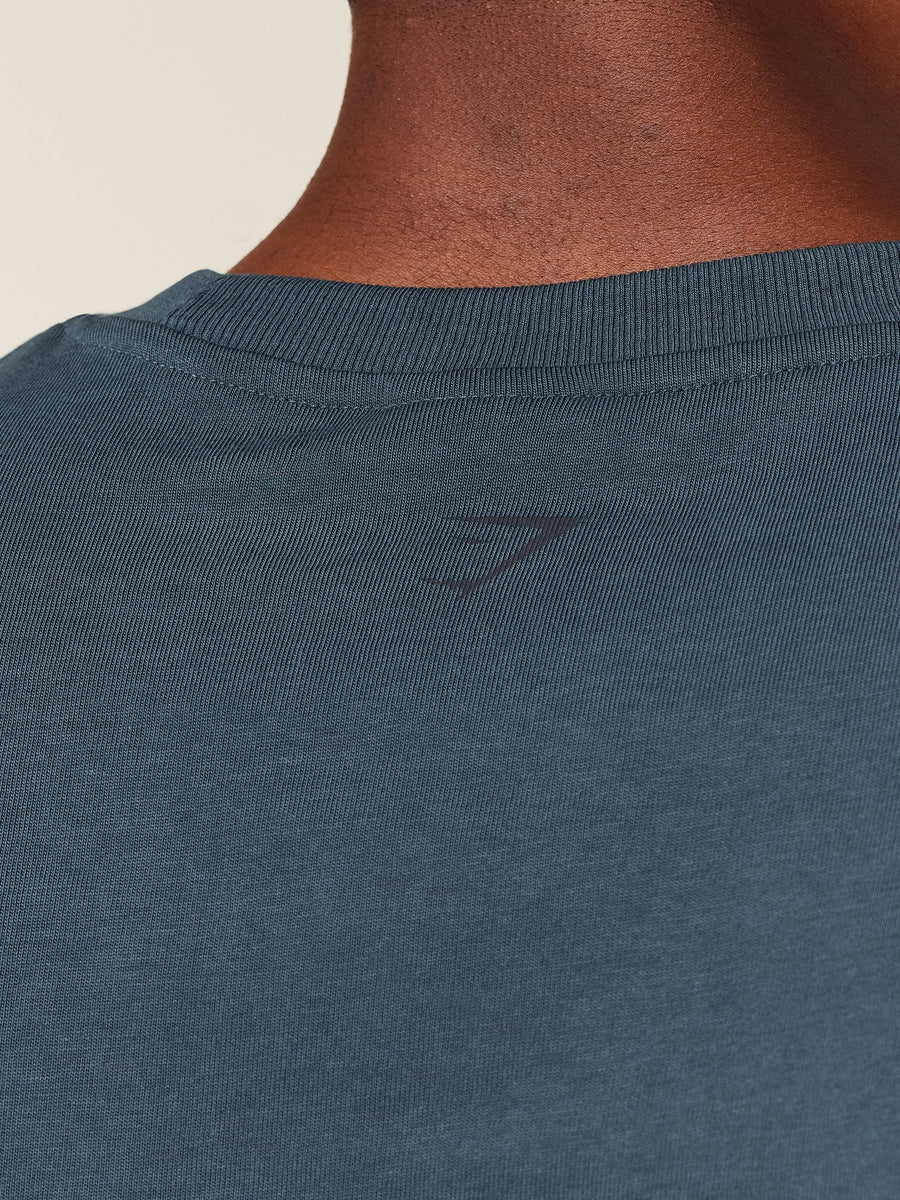 Gymshark Olde English Tank — Stealth Blue — 6