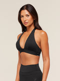 Gymshark Plunge Sports Bra — Black — 3