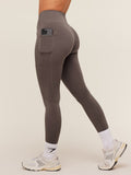 Gymshark Pocket Leggings — Cool Brown — 3