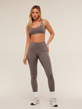 Gymshark Pocket Leggings — Cool Brown — 6