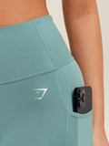 Gymshark Pocket Leggings — Storm Blue — 5