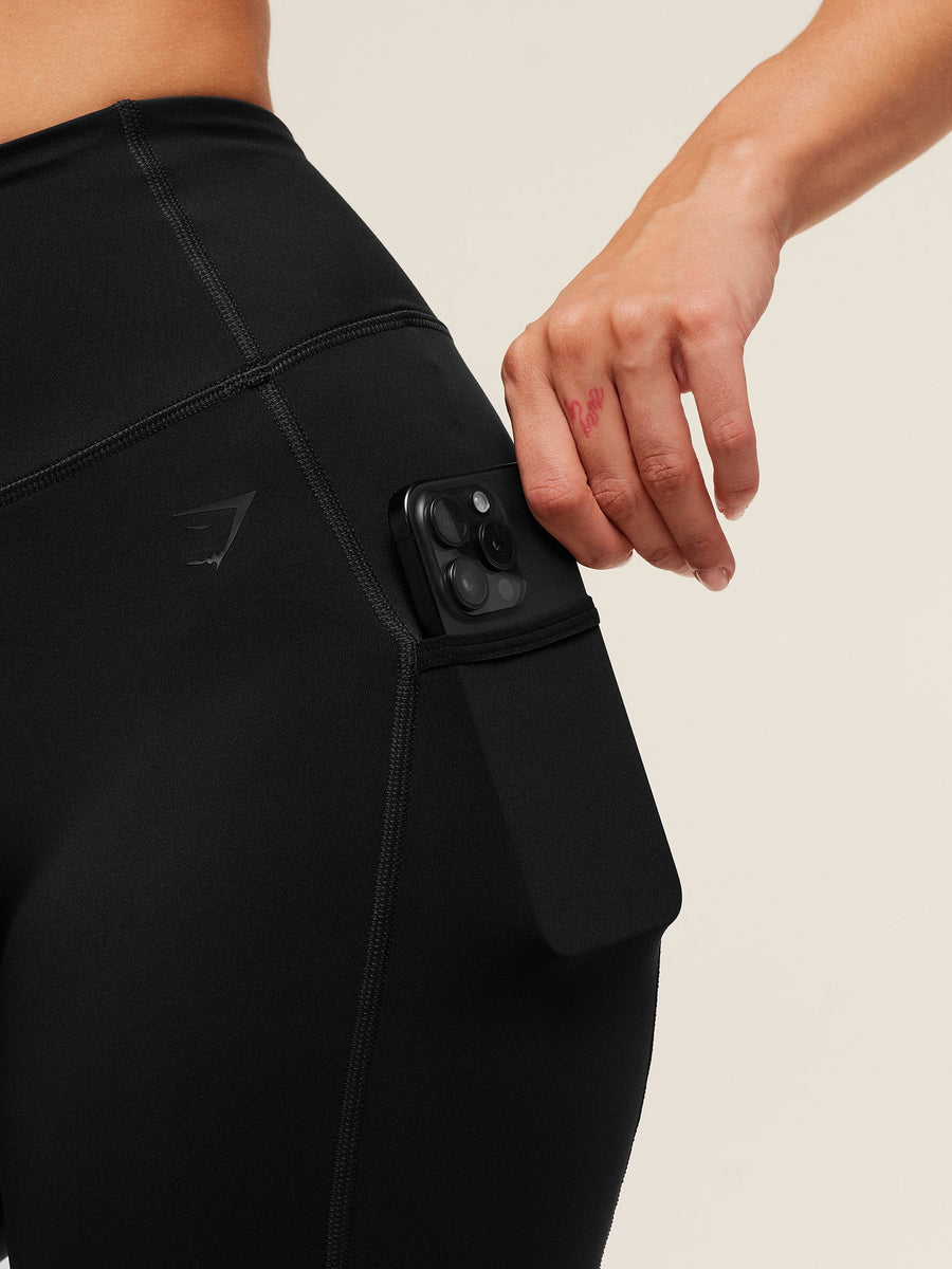 Gymshark Pocket Shorts — Black — 5