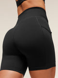 Gymshark Pocket Shorts — Black — 6