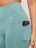Gymshark Pocket Shorts — Storm Blue — 5