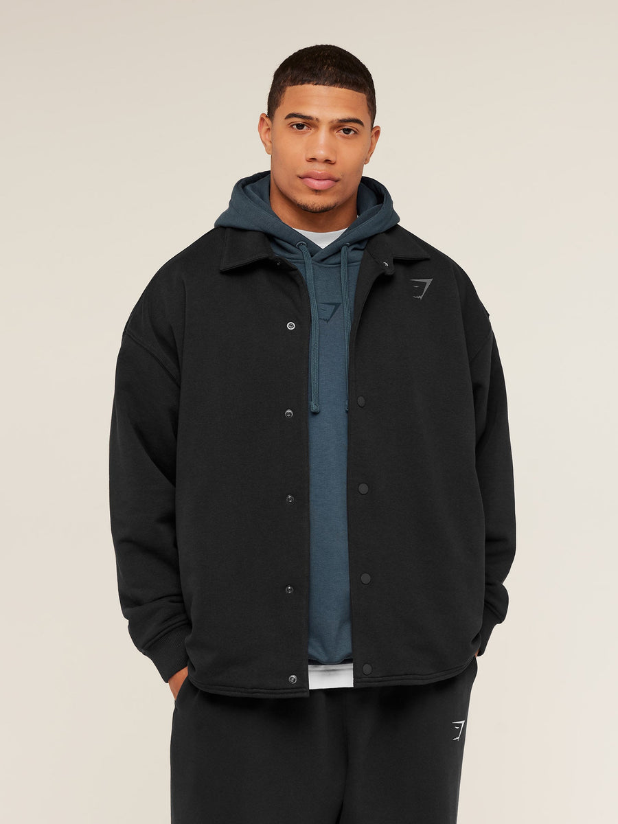Gymshark Power Coach Jacket — GS Black/GS Asphalt Grey — 1