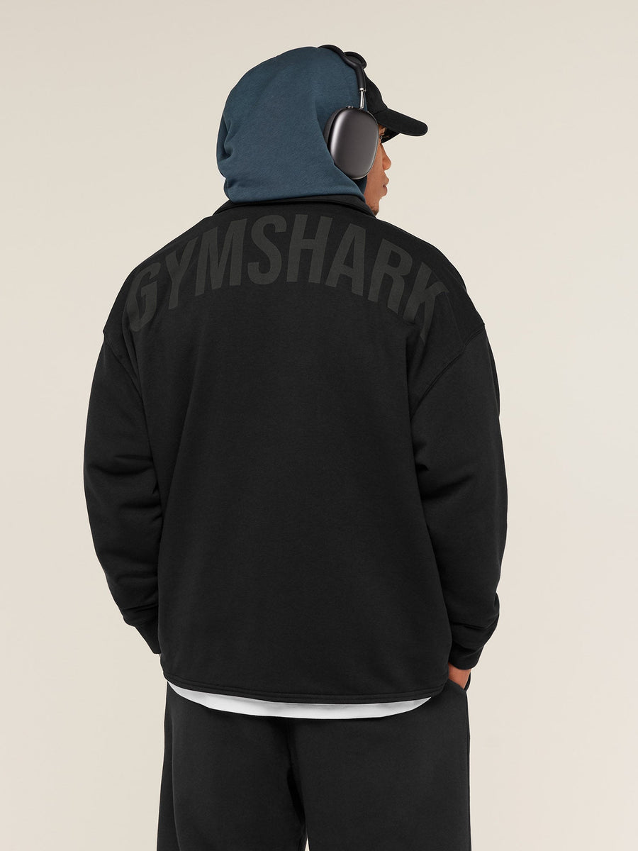 Gymshark Power Coach Jacket — GS Black/GS Asphalt Grey — 2