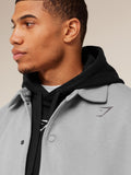 Gymshark Power Coach Jacket — Smokey Grey — 4