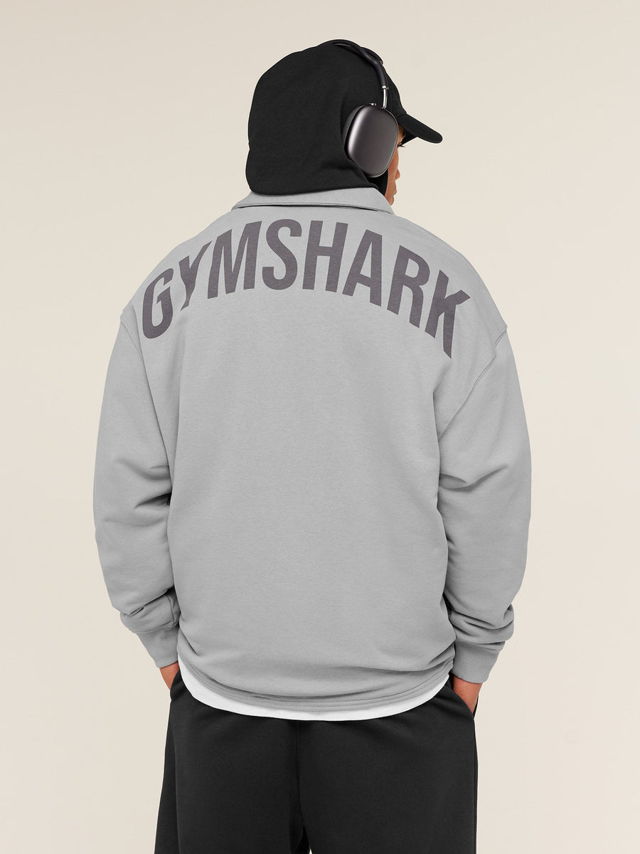 Gymshark Power Coach Jacket — Smokey Grey — 2