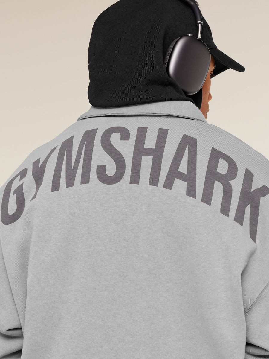 Gymshark Power Coach Jacket — Smokey Grey — 5