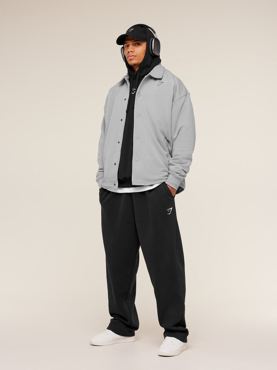 Gymshark Power Coach Jacket — Smokey Grey — 6