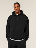 Gymshark Power Hoodie — Black/Conditioning Red — 1