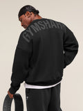 Gymshark Power Crew — Black/Asphalt Grey — 3